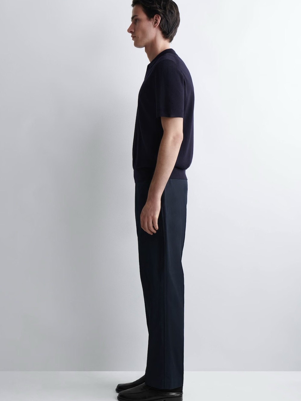 NWT (size small) COS OPEN-COLLAR MERINO WOOL POLO SHIRT - Picture 3 of 7